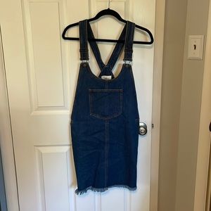Forever 21 Denim Overall Dress